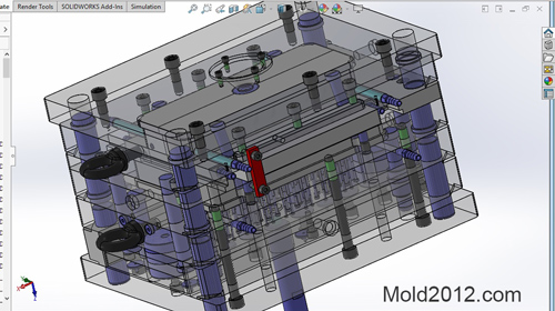 فیلم آموزش طراحی قالب تزریق پلاستیک solidworks